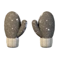 Knit mittens